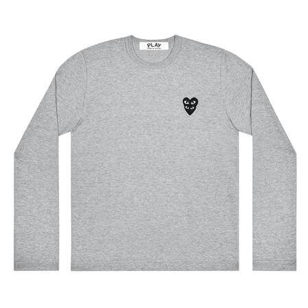 Comme des Garçons Play Double Eye Black Heart (Grey)Longsleeve Comme des Garçons Play Double Eye Black Heart (Grey)Longsleeve