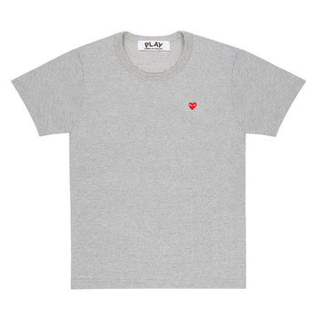 PLAY SMALL COLOURED EMBLEM T-SHIRT (GREY)