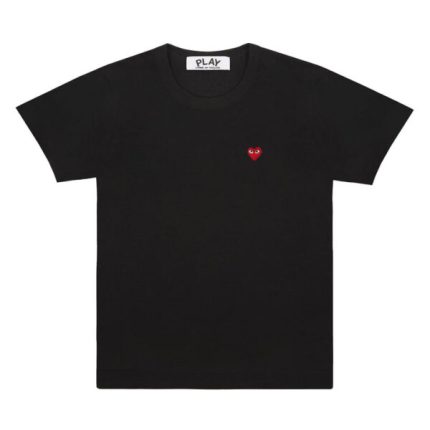 BASIC SMALL EMBLEM PLAY T-SHIRT (BLACK)