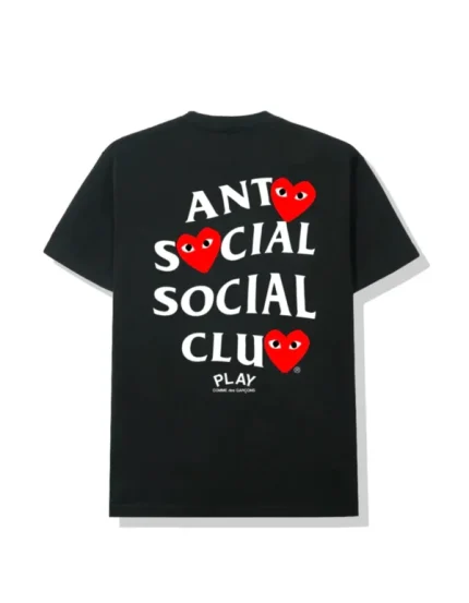 COMME des GARCONS X ASSC Black T SHIRT