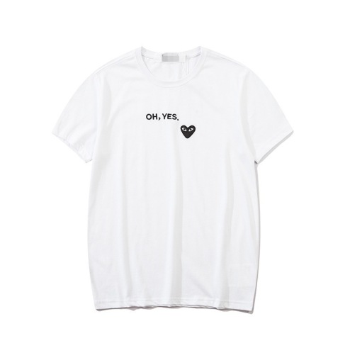 Cdg White Oh Yes Tee Cdg White Oh Yes Tee