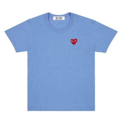 COLOURED PLAY BASIC RED EMBLEM (BLUE) T-SHIRT