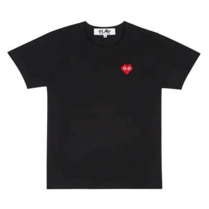 PLAY BLACK HEART BASIC FAMILY T-SHIRT GREY