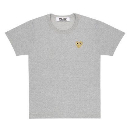 PLAY BASIC GOLD EMBLEM (GREY) T-SHIRT