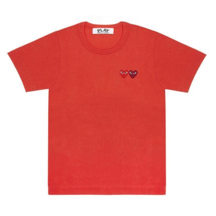 PLAY BASIC (RED) TWO EMBLEMS T-SHIRT