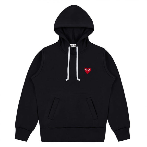 PULLOVER PLAY BLACK HOODIE PULLOVER PLAY BLACK HOODIE