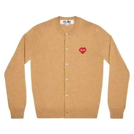 PLAY WOMENS INVADER CARDIGAN EMBLEM (BEIGE)